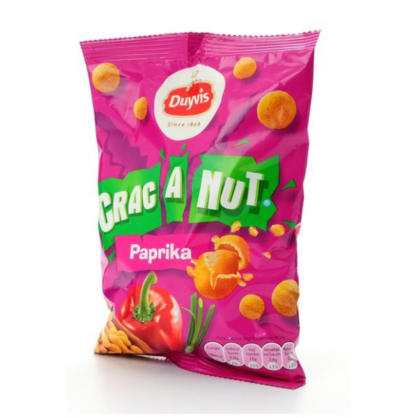 Buy-Achat-Purchase - Duyvis Crac-A-Nut Paprika 200g - Chips - Duyvis