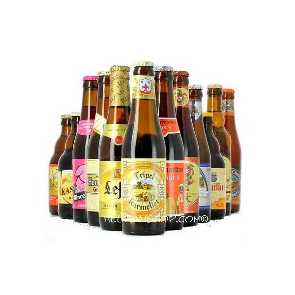 Buy-Achat-Purchase - Belgian Beers Pack 12 X 1/3L - Beers Gifts -