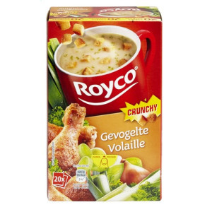 Buy-Achat-Purchase - ROYCO® MINUTE SOUP CRUNCHY Volaille X 20 - Soups - Royco