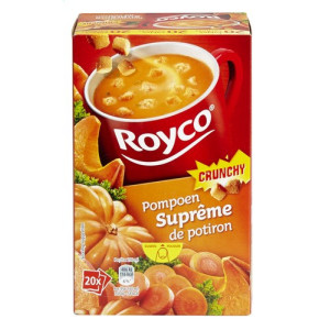Buy-Achat-Purchase - ROYCO® MINUTE SOUP CRUNCHY Suprême de Potiron X 20 - Soups - Royco
