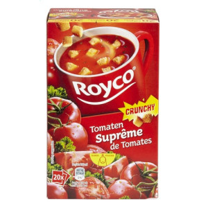Buy-Achat-Purchase - ROYCO® MINUTE SOUP CRUNCHY Suprême de Tomates X 20 - Soups - Royco