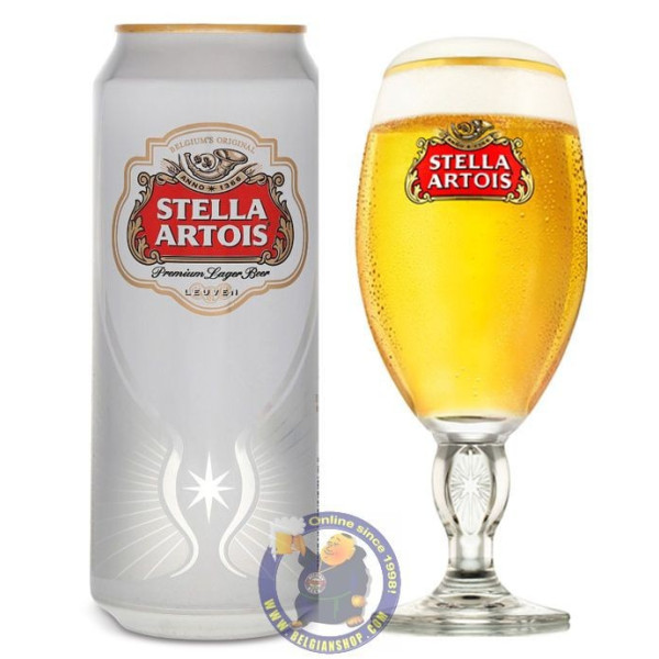 mentaal stoom Justitie Buy Online Stella Artois 5.2° - 44cl CAN - Belgian Shop - Delivery ...