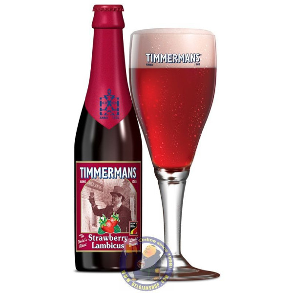 Buy-Achat-Purchase - Timmermans Strawberry Lambicus 4° - 1/3L - Geuze Lambic Fruits -