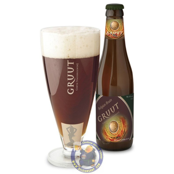 Buy-Achat-Purchase - Gentse Gruut Bruin 8° - 1/3L - Special beers -