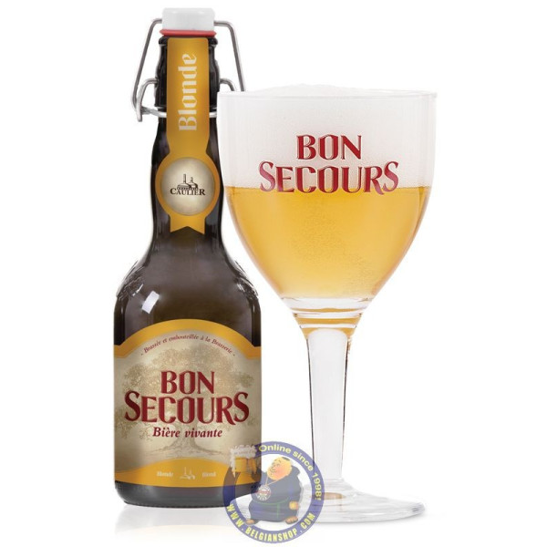 Buy-Achat-Purchase - Bon Secours Blond 8° C - 33 Cl - Special beers -