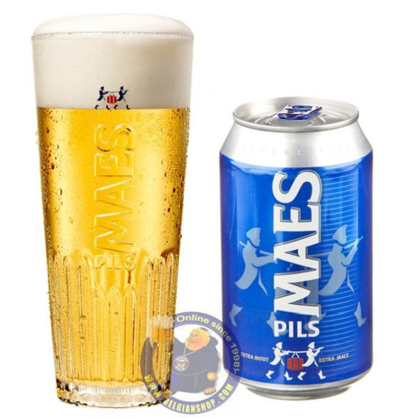 Buy-Achat-Purchase - Maes 5,2° - 33Cl - Can - Pils -