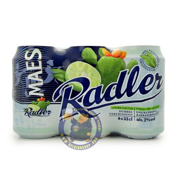 Buy-Achat-Purchase - Pack Maes Radler Lime-Cactus 2° - 6 X 33cl CAN - Beer Cans -