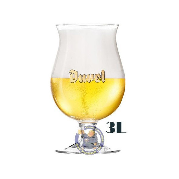 Geit Winderig erger maken Buy Online Duvel Glass 3 Liters - Belgian Shop - Delivery Worldwide!