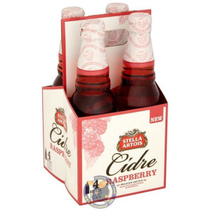 Buy-Achat-Purchase - Stella Artois CIDER Raspberry 4X33cl - Special beers -