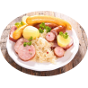 Buy-Achat-Purchase - Choucroute Garnie - Garnished Sauerkraut 800 gr - Ready Meal - Everyday