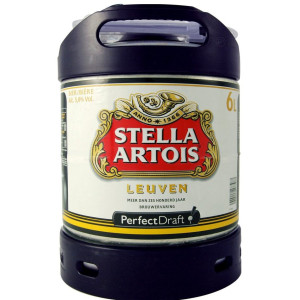 Buy-Achat-Purchase - Stella Artois Keg 6L for PerfectDraft - Beers Kegs - AB-Inbev