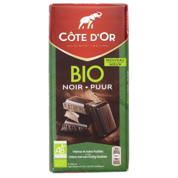 Buy-Achat-Purchase - Côte d'Or BIO Noir 60% 150g - Cote d'Or - Cote D'OR