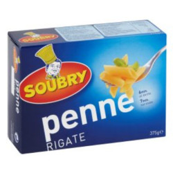Buy-Achat-Purchase - Soubry Pasta Penne Regate 375g - Belgian Pasta - Soubry