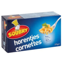 Buy-Achat-Purchase - Soubry Pasta Cornettes 375g - Belgian Pasta - Soubry