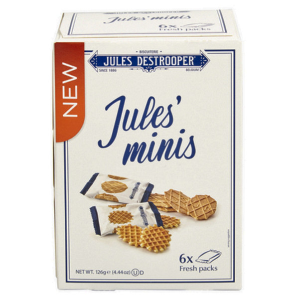 Buy-Achat-Purchase - Jules Destrooper Jules'minis 126g - Biscuits - Jules Destrooper