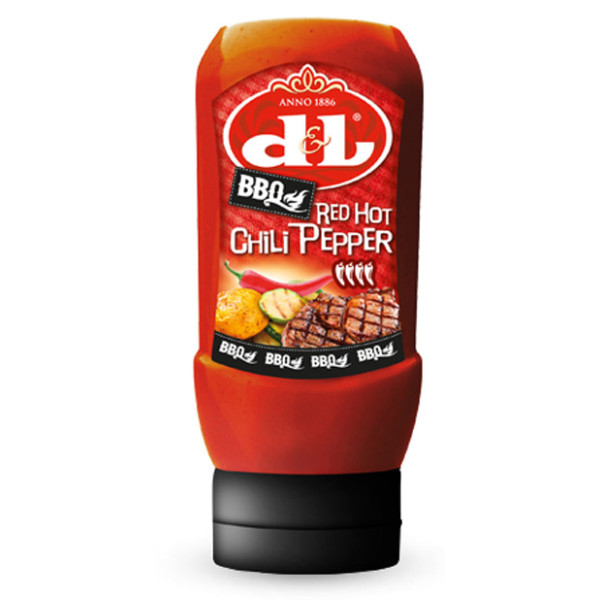 Buy-Achat-Purchase - Devos&Lemmens BBQ Red Hot Chili 300 ml Squeeze - Sauces - Devos&Lemmens