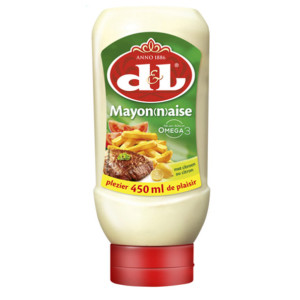 Buy-Achat-Purchase - Devos&Lemmens Mayonnaise with lemon - 450ml - Squeeze - Sauces - Devos&Lemmens