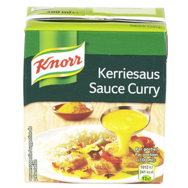 Buy-Achat-Purchase - KNORR Tetra Curry sauce 300 ml - Sauces - Knorr