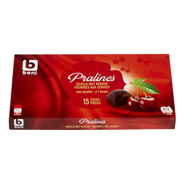 Buy-Achat-Purchase - BONI SELECTION Cherry Pralines 165g - Chocolate Gifts - BONI Selection
