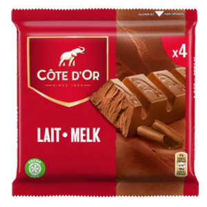 Buy-Achat-Purchase - Cote d'Or Milk - Lait 4x47g - Cote d'Or - Cote D'OR