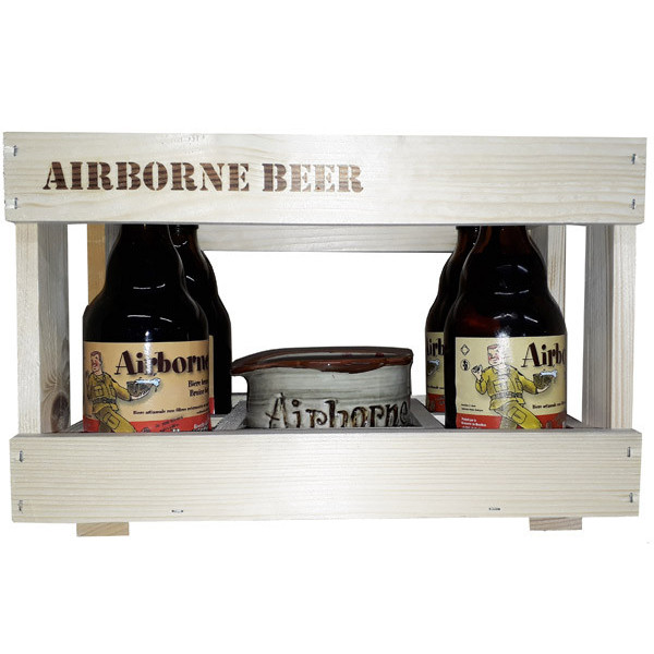 Buy-Achat-Purchase - "Big Five" Airborne Wooden Pack - Beers Gifts -