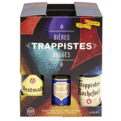 Buy-Achat-Purchase - Pack "Bieres Trappistes Belges" 6x33cl - Trappist beers -