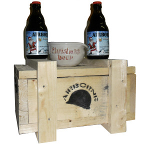 Buy-Achat-Purchase - Airborne CHRISTMAS Wooden Pack 2x33 + 1mug - Beers Gifts -