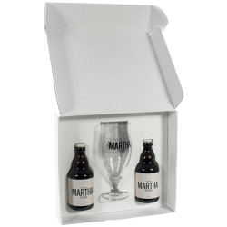 Buy-Achat-Purchase - Pack "Martha Sexy Blond" 2x33cl + 1glass - Beers Gifts -