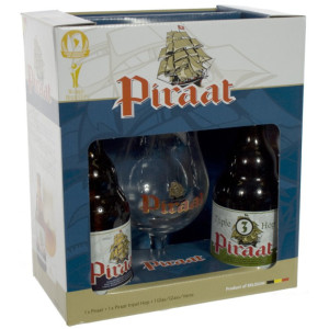 Buy-Achat-Purchase - Piraat Gift Pack 2x33cl & 1 glass - Beers Gifts -