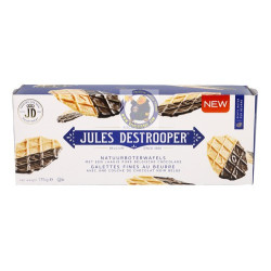 Buy-Achat-Purchase - JULES DESTROOPER THIN DARK CHOCOLATE BUTTER COOKIES 175 GR - Waffles - Jules Destrooper