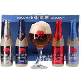 Buy-Achat-Purchase - Delirium Pack 4x33cl + 1 glass - Home -