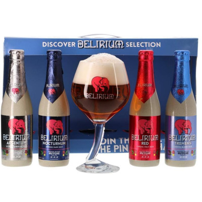 Buy-Achat-Purchase - Delirium Pack 4x33cl + 1 glass - Home -