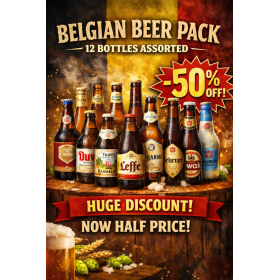 Buy-Achat-Purchase - Belgian Beers Pack 12 X 1/3L - Beers Gifts -