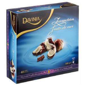 Buy-Achat-Purchase - DAVINIA fruits de mer en chocolat 500 g - Chocolate Gifts - Davinia